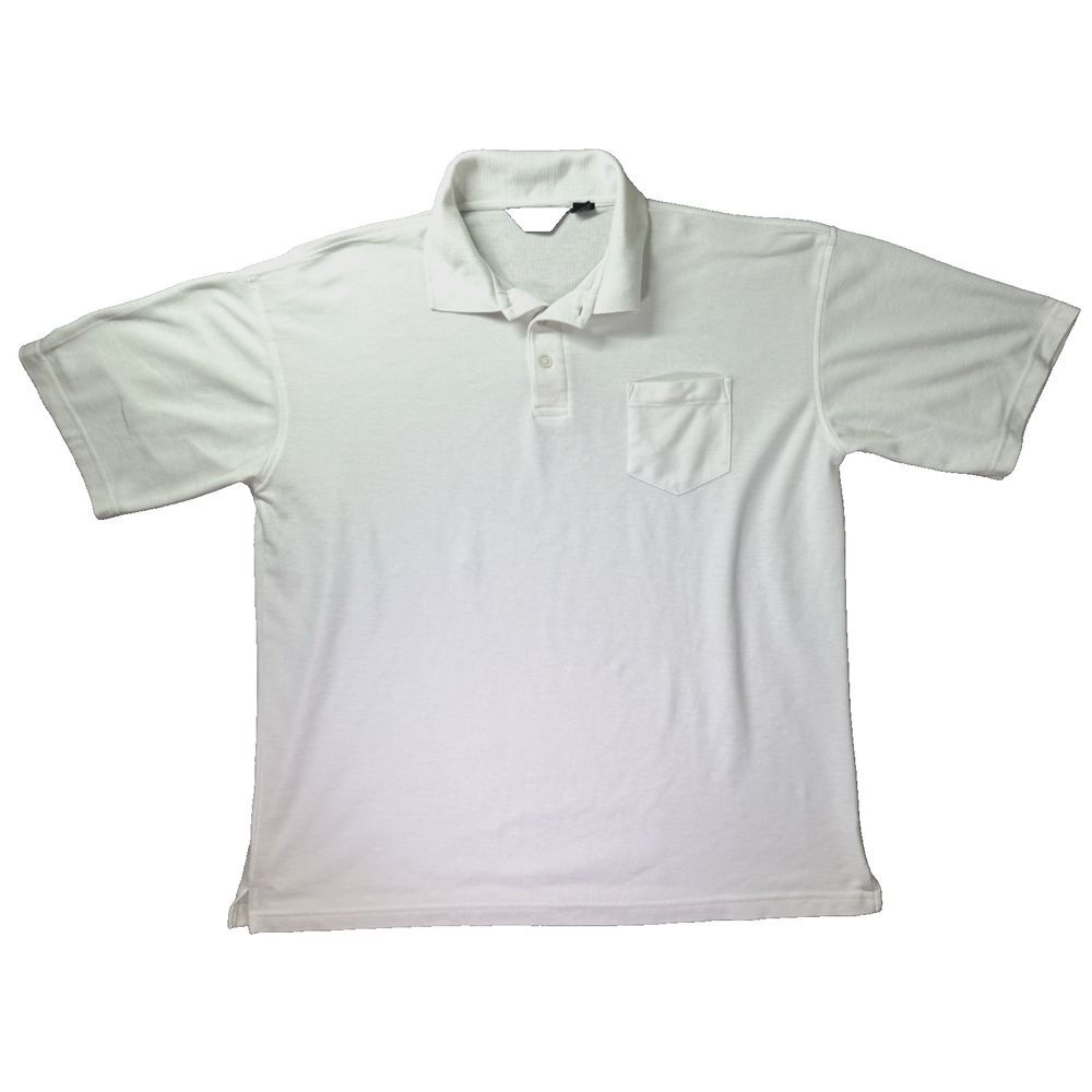 Vintage Chesterfield Worldwide Polo Shirt Mens XL White Golf Outdoors‎ Casual